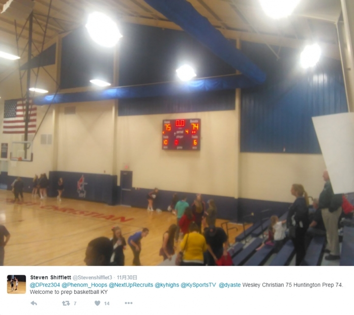 林庭謙狂飆29分帶領衛斯理基督高中險勝美國高中籃球名校Huntington Prep