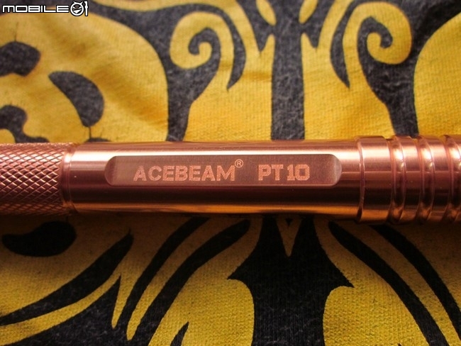 ACEBEAM  PT10  2aaa 銅製玫瑰金筆筒