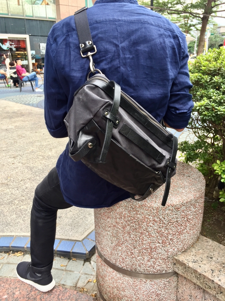 【開箱】MIT好有質感的wotancraft新款男用側背小包開心分享
