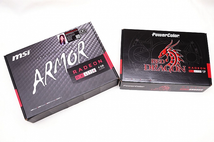 平價 RX470 比拚，撼訊紅龍版 RX470 4GB 對決微星鎧甲虎 RX470 Armor 4GB