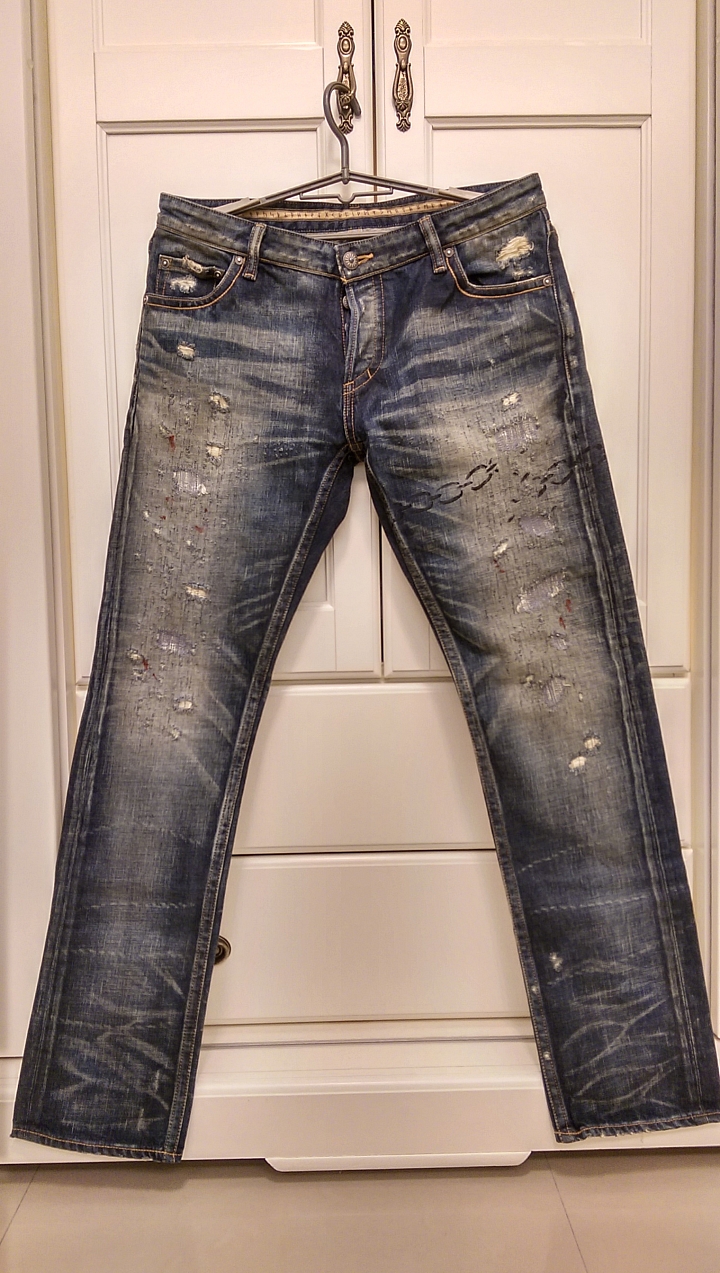 遲來的Jeansda芬里爾修身版縛狼鎖古董褲開箱