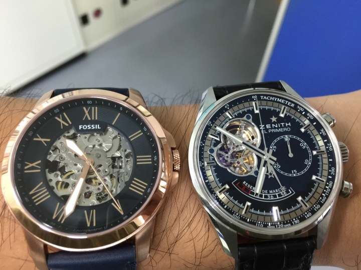 [開箱 ]FOSSIL鏤空機械錶詳細介紹（銀白ME3111＆玫瑰金黑ME3102）（圖多）
