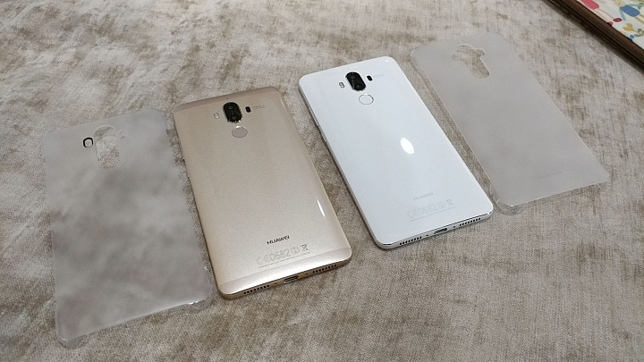 Mate9 陶瓷白及香檳金開箱照～～～