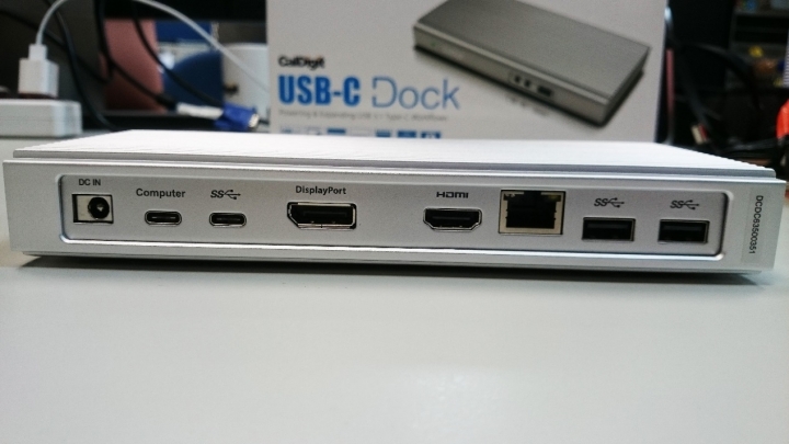 [開箱] CalDigit USB-C Dock 擴充基座