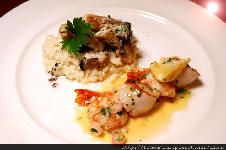 【食記】台中森米歐陸創意料理-微法式的高級滋味/松露燉飯/核桃木燻烤牛小排*寵物友善