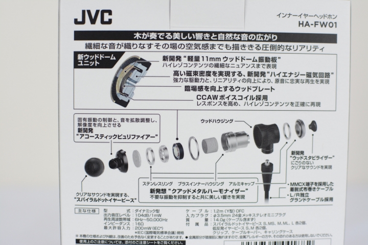 [耳機開箱]好聽不好推--JVC木質振膜耳機新旗艦-- HA-FW01