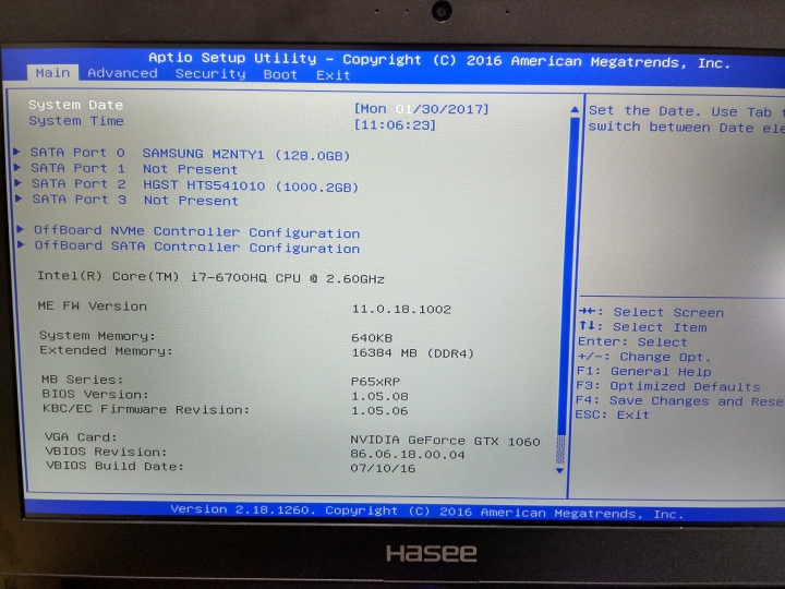 分享戰神Z7-SP7S2 (CLEVO P65xRP)