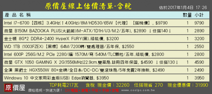 自組電腦上限35K，健檢。