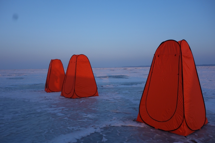 2017年第一道曙光，黑龍江極地冰上馬拉松，