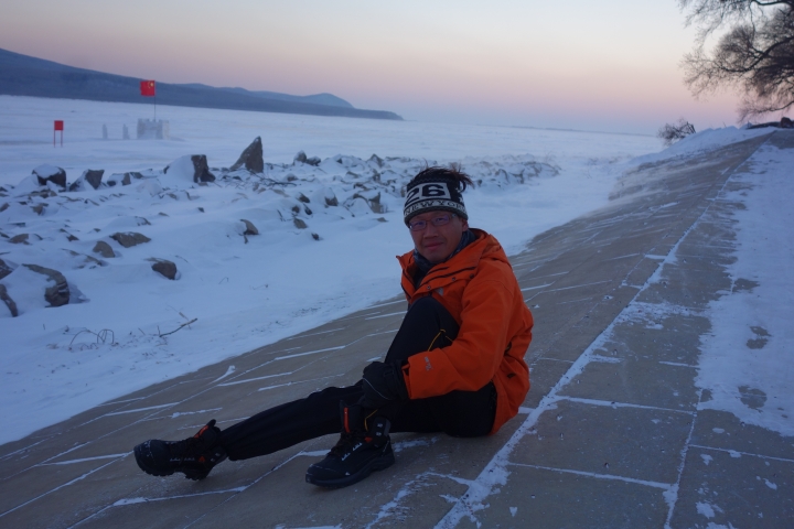 2017年第一道曙光，黑龍江極地冰上馬拉松，