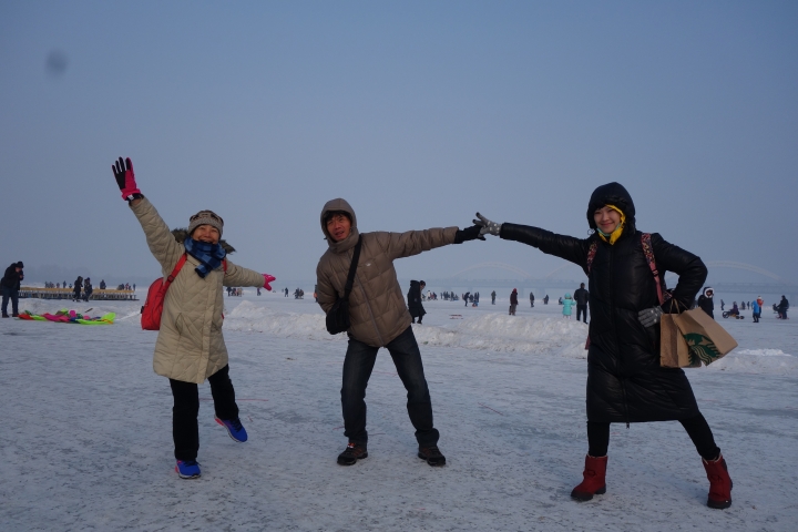 2017年第一道曙光，黑龍江極地冰上馬拉松，