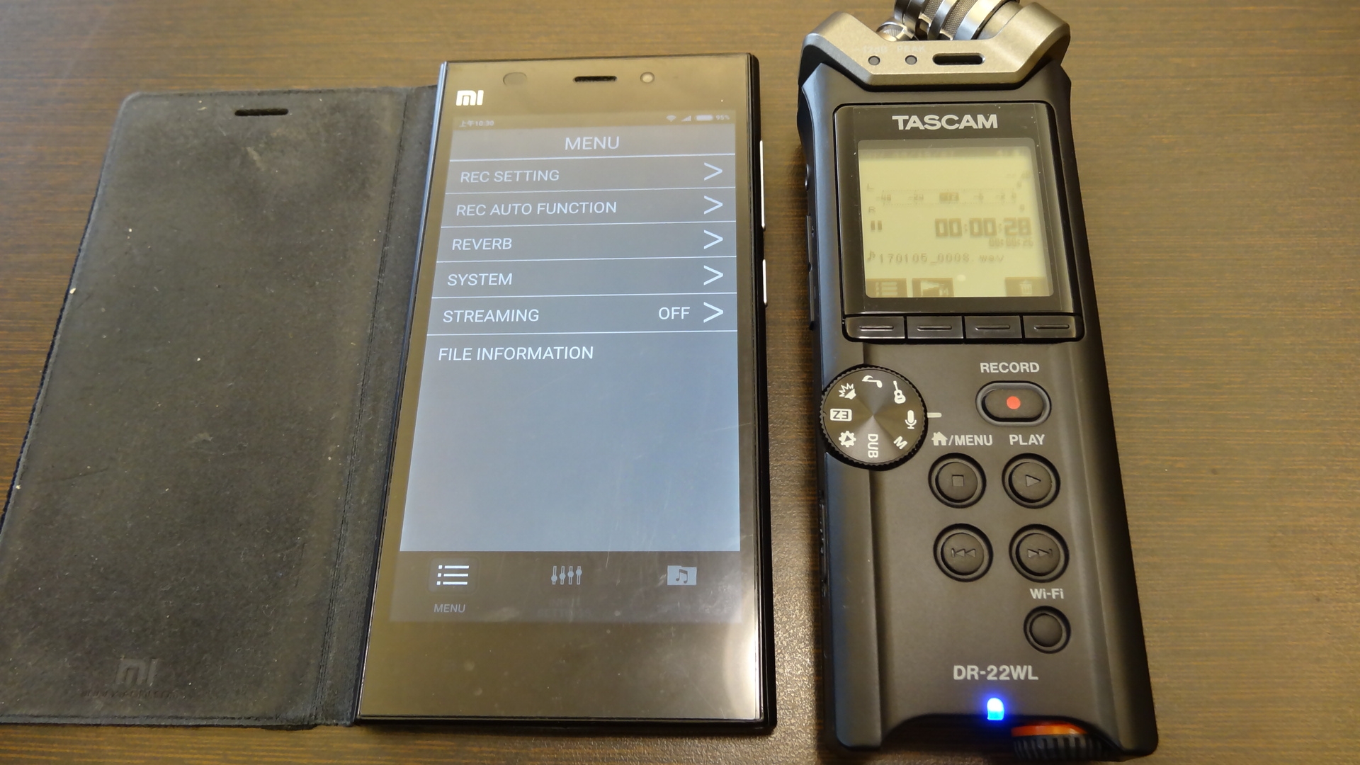 [開箱]TASCAM DR-22WL 線性PCM錄音機 (支援WIFI)