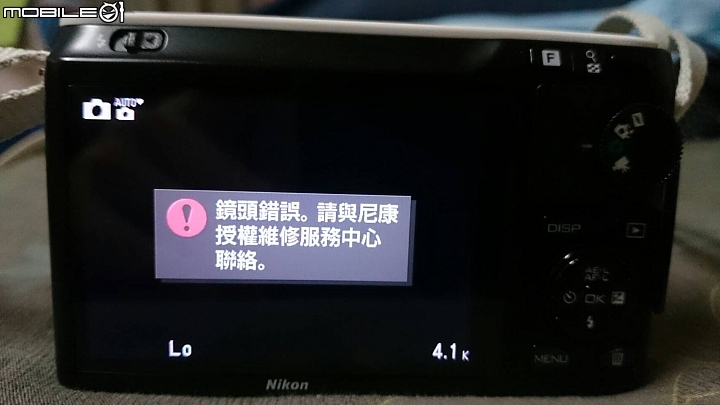 Nikon1 J1 鏡頭錯誤