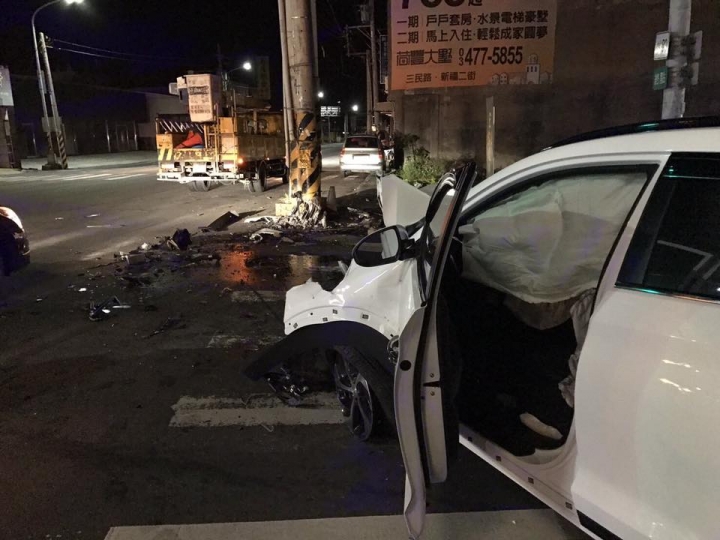 Tucson 時速80公里道路碰撞測試