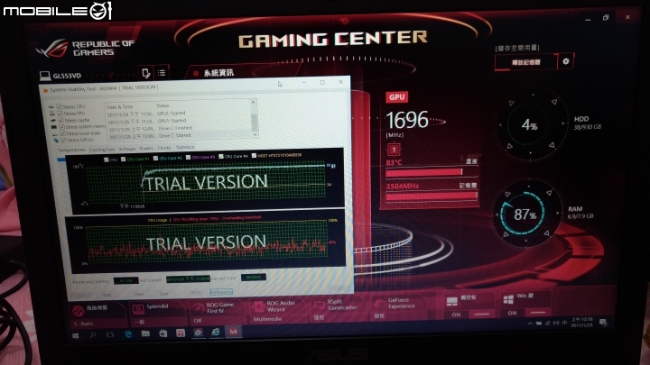 【分享】Asus 新一代的電競機 : FX553VD 體驗分享