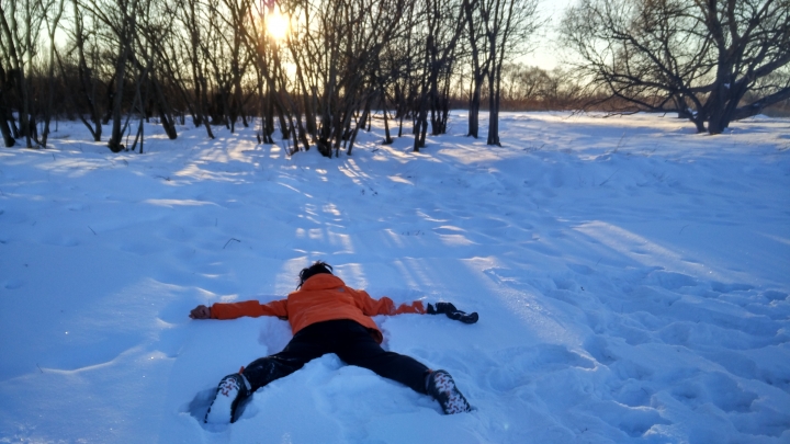 2017年第一道曙光，黑龍江極地冰上馬拉松，