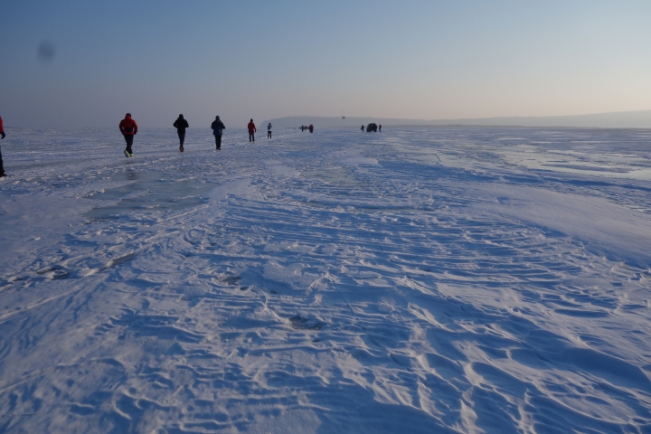 2017年第一道曙光，黑龍江極地冰上馬拉松，