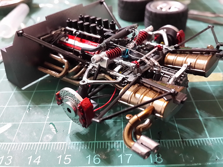 [Tamiya 1:24] 田宮 法拉利 F50  Ferrari F50 製作過程