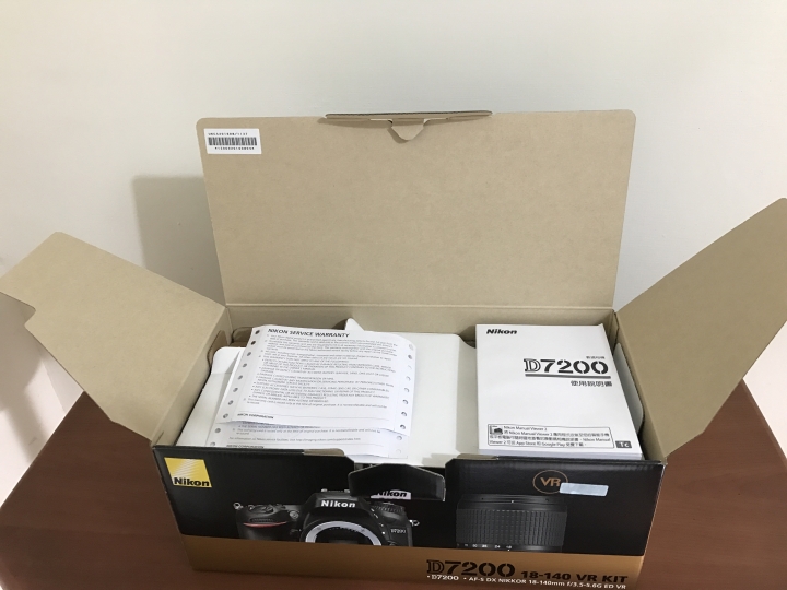 Nikon D7200開箱