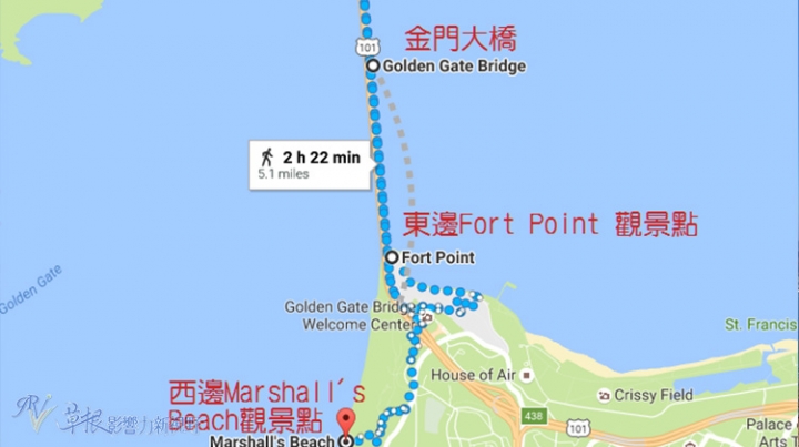 三個近看舊金山金門大橋的最佳地點