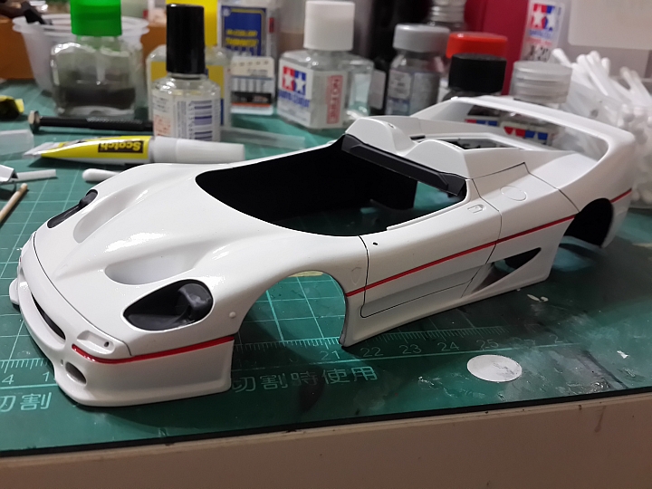 [Tamiya 1:24] 田宮 法拉利 F50  Ferrari F50 製作過程
