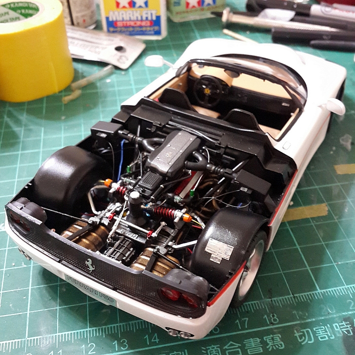 [Tamiya 1:24] 田宮 法拉利 F50  Ferrari F50 製作過程
