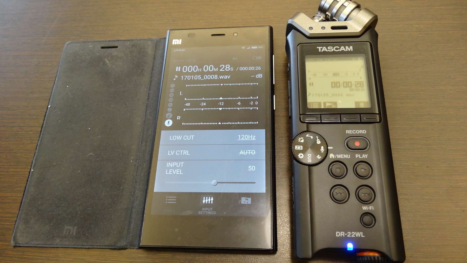 [開箱]TASCAM DR-22WL 線性PCM錄音機 (支援WIFI)