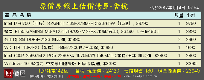 自組電腦上限35K，健檢。