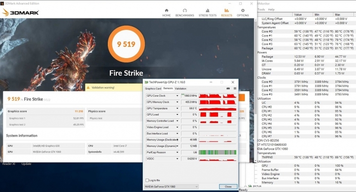 GIGABYTE P55W V7，效能小幅調整，溫度表現更理想