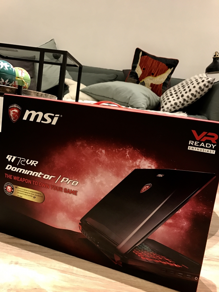 熱騰騰! MSI 電競筆電 GT72VR 7RE 開箱