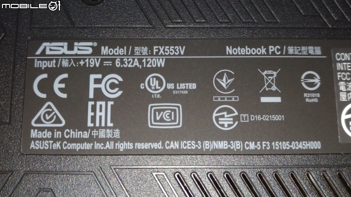 【分享】Asus 新一代的電競機 : FX553VD 體驗分享