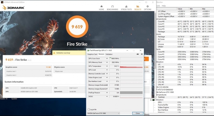 GIGABYTE P55W V7，效能小幅調整，溫度表現更理想
