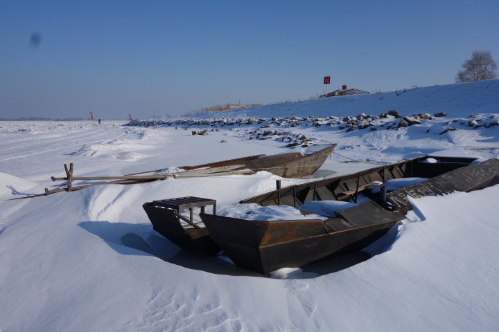 2017年第一道曙光，黑龍江極地冰上馬拉松，