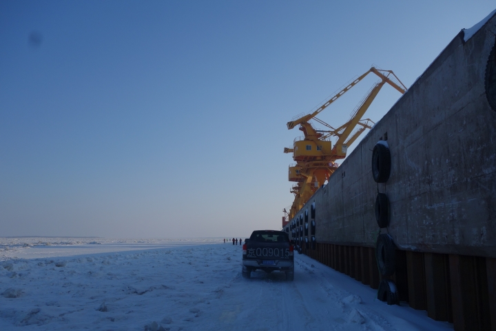 2017年第一道曙光，黑龍江極地冰上馬拉松，