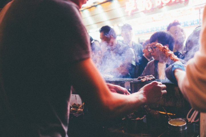 大年初二的香港夜市
