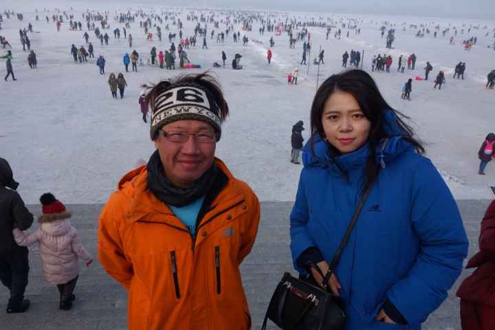 2017年第一道曙光，黑龍江極地冰上馬拉松，