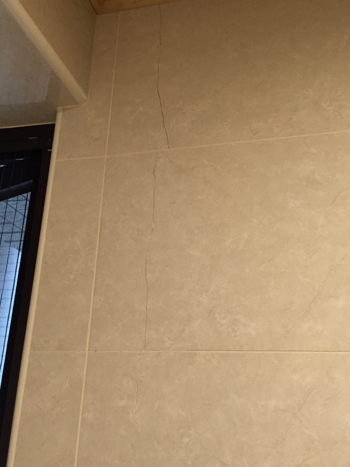 請問磁磚裂縫如何處理?