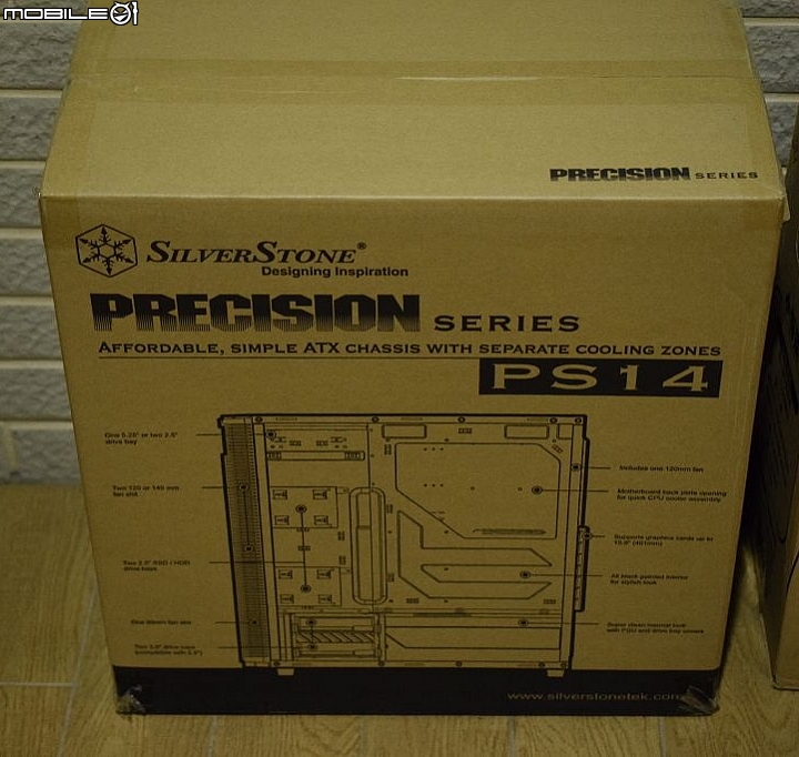銀欣入門 ATX 機殼 PS14B 無光低調沉穩開箱