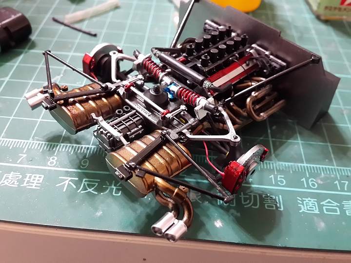 [Tamiya 1:24] 田宮 法拉利 F50  Ferrari F50 製作過程