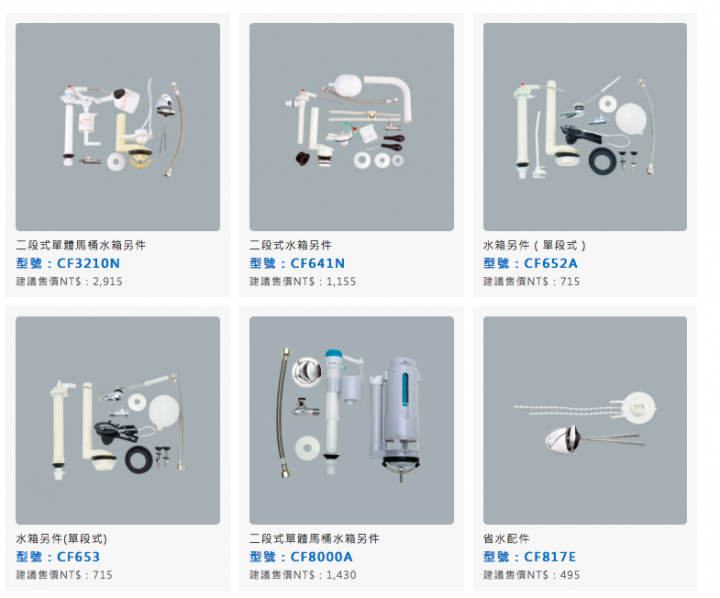 馬桶零件更換請教