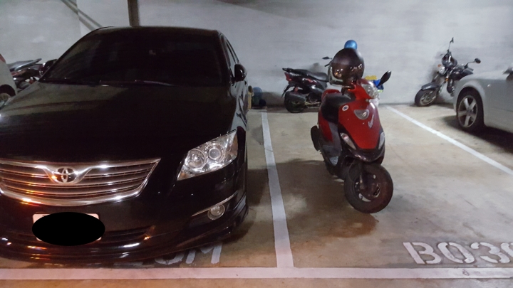 社區大樓停車位遭其他住戶蓄意阻礙上下車