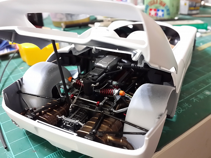 [Tamiya 1:24] 田宮 法拉利 F50  Ferrari F50 製作過程