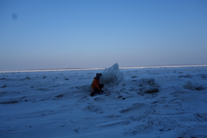 2017年第一道曙光，黑龍江極地冰上馬拉松，