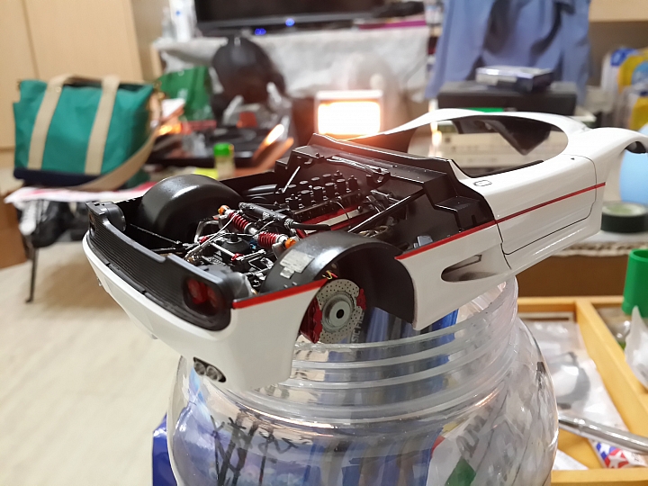 [Tamiya 1:24] 田宮 法拉利 F50  Ferrari F50 製作過程