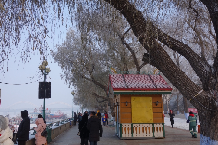 2017年第一道曙光，黑龍江極地冰上馬拉松，