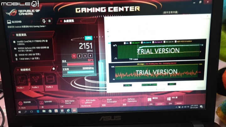 【分享】Asus 新一代的電競機 : FX553VD 體驗分享