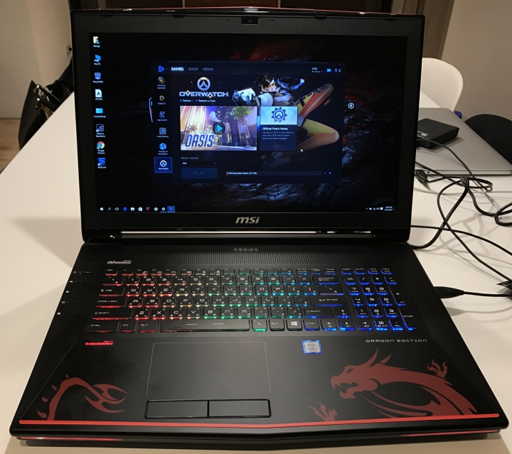 熱騰騰! MSI 電競筆電 GT72VR 7RE 開箱