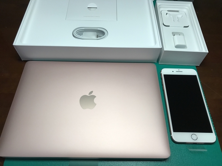 [開箱]玫瑰金台版12" MacBook及Apple iphone 7 plus