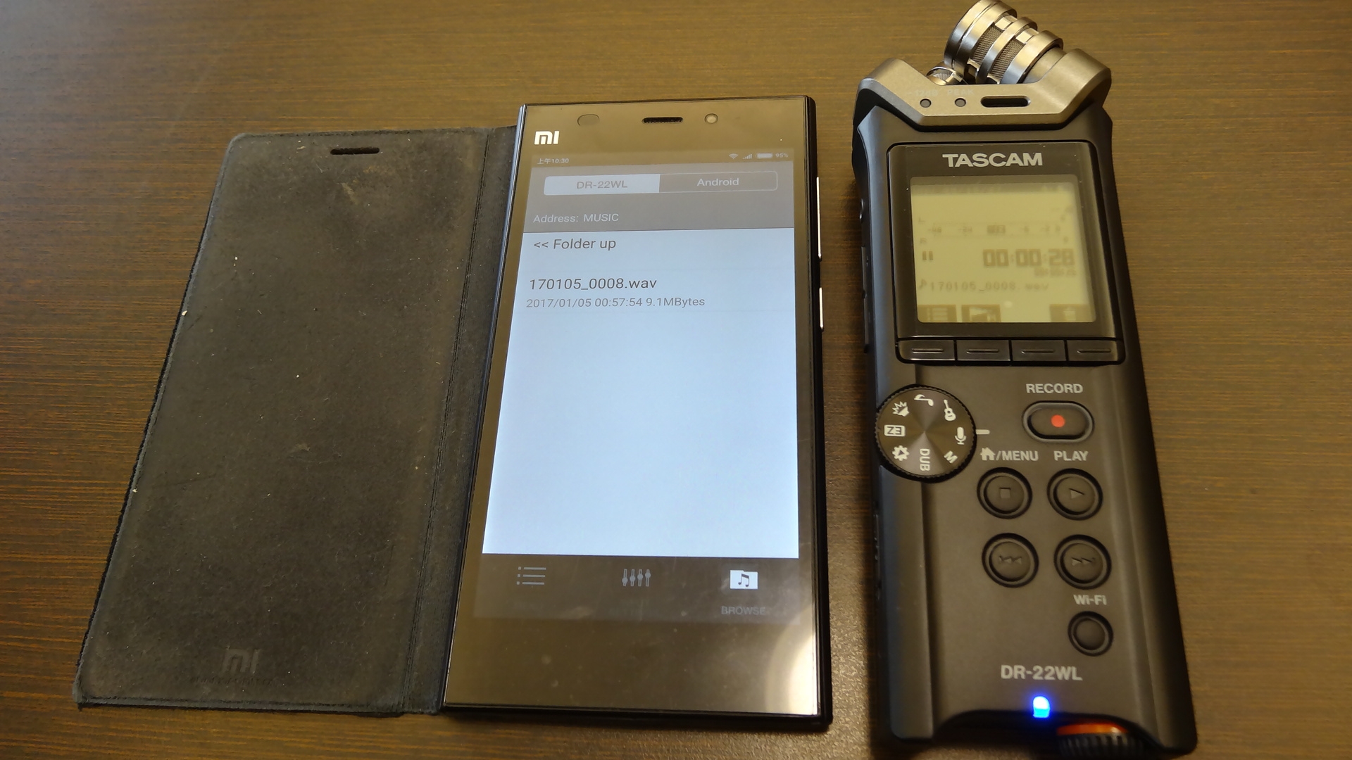 [開箱]TASCAM DR-22WL 線性PCM錄音機 (支援WIFI)