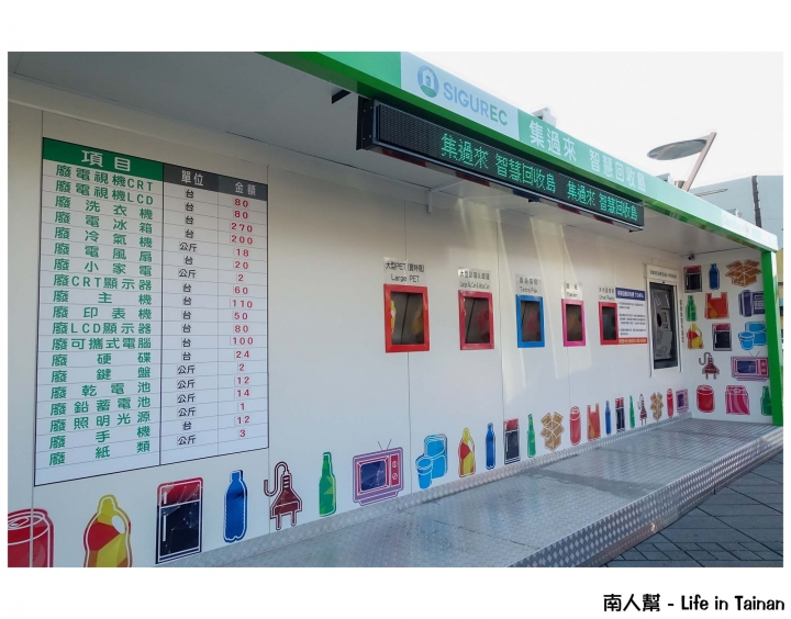 【台南中西區-資源回收】全國首座智慧回收站在台南~垃圾變購物金(寶特瓶三支換1元)